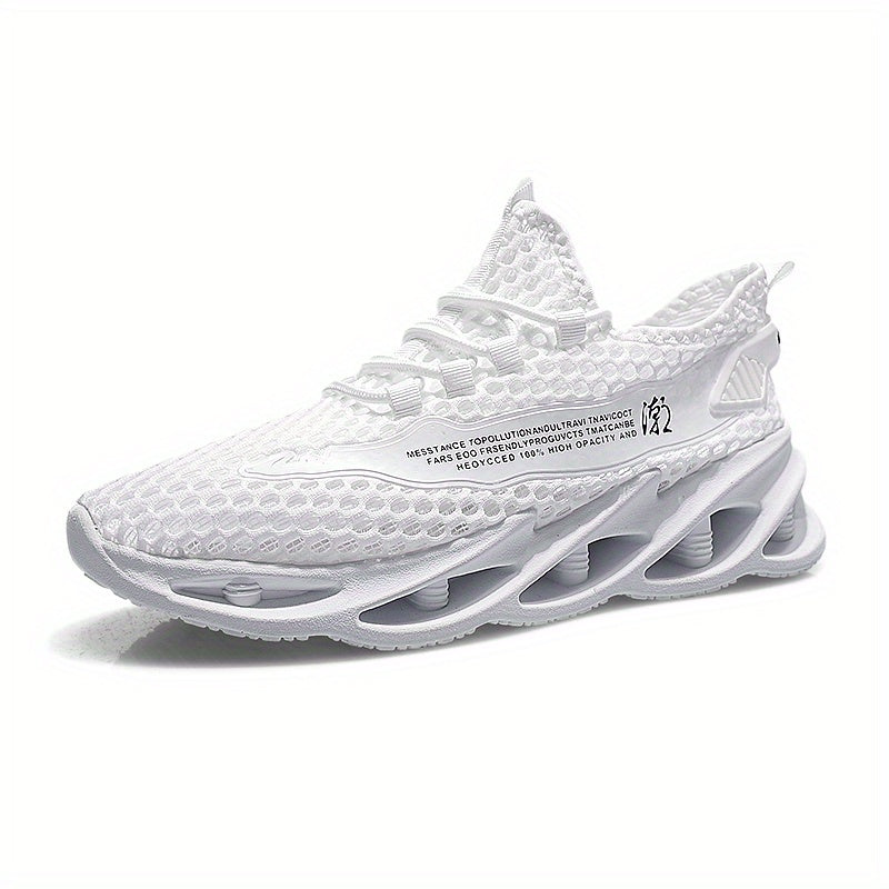 Men's Breathable Lace Up Mesh Sneakers Casual Outdoor Shoes
