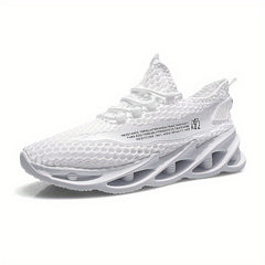 Men's Breathable Lace Up Mesh Sneakers Casual Outdoor Shoes