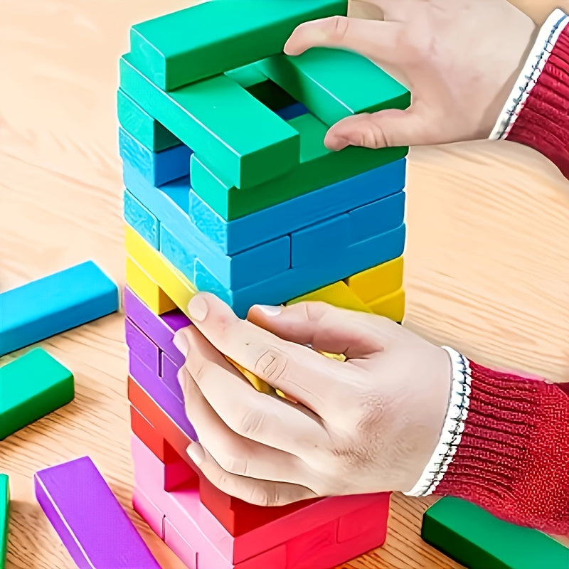 Wooden Tower Building Game | Family Entertainment Toy | Indoor Outdoor Play