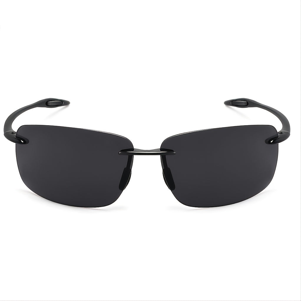 JULI Tr90 Rimless Sports Sunglasses for Men and Women - MJ8009 B