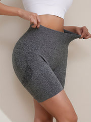 3pcs Seamless Yoga Shorts High Waist Butt Lifting Yoga Sports Biker Shorts