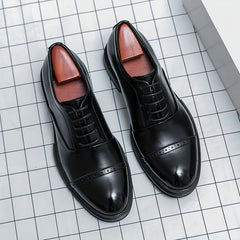Men's Lace Up Formal Business Shoes Low Top Classic