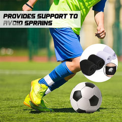 4PCS Soccer Shin Guard Strap Anti Slip Ankle Guards