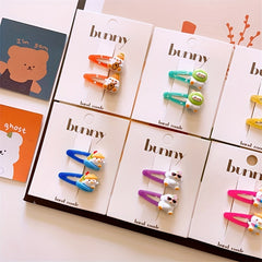 Duck Hair Clips Transparent Animal Hairpins Headwear Hair Accessories
