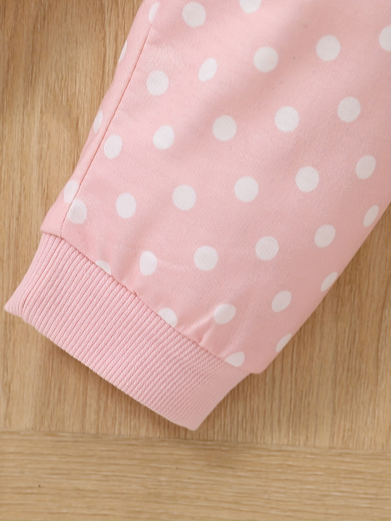 Baby Girls Rabbit Decor Dot 2pcs Set