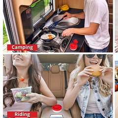 Mini Salt and Pepper Shakers Set for Camping Outdoors