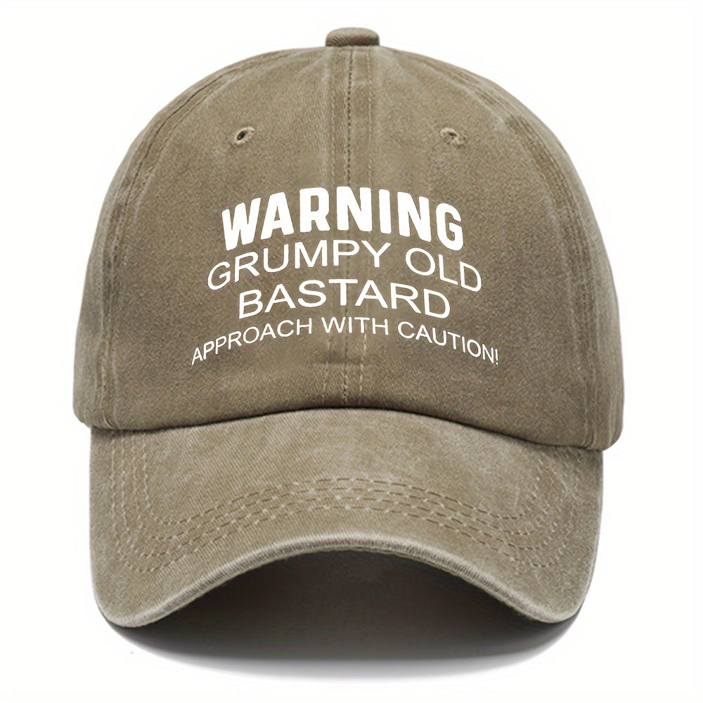 Washed Cotton Baseball Cap Adjustable Six Colors