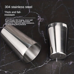4pcs Stainless Steel Cocktail Shaker Ounce Cup