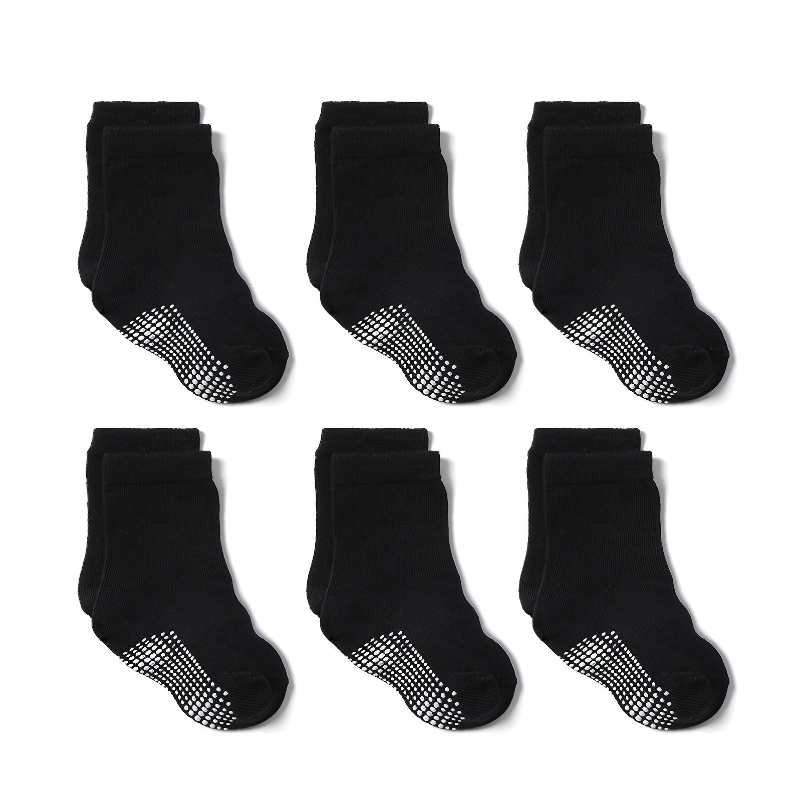 6 Pairs Non Slip Warm Ankle Socks for Baby Toddler