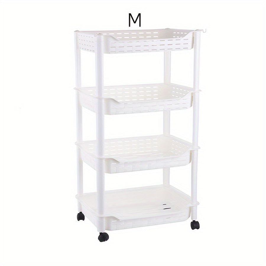 1pc Movable Storage Rack for Home Item Organization