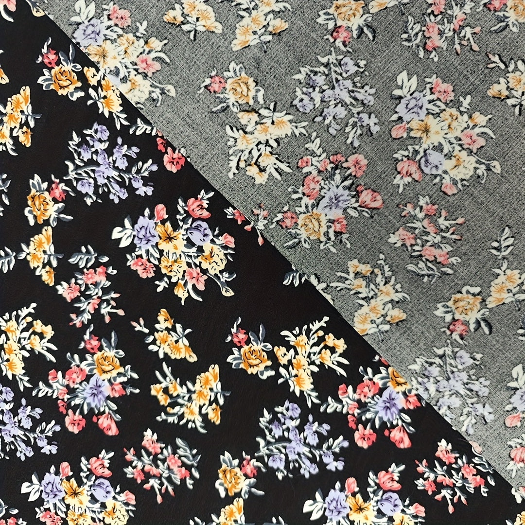 1pc Artificial Cotton Fabric Diy Cloth Pants Dress Fabric Diy Quilt Cut Size 1ya