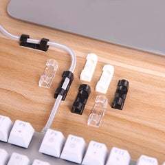 20pcs Cable Clips Self Adhesive Nail Wire Organizer Wall Sticker