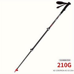 Carbon Fiber Trekking Poles Lightweight Telescopic Hiking Sticks