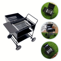 BBQ Grill House Toy Outdoor Cooking Model