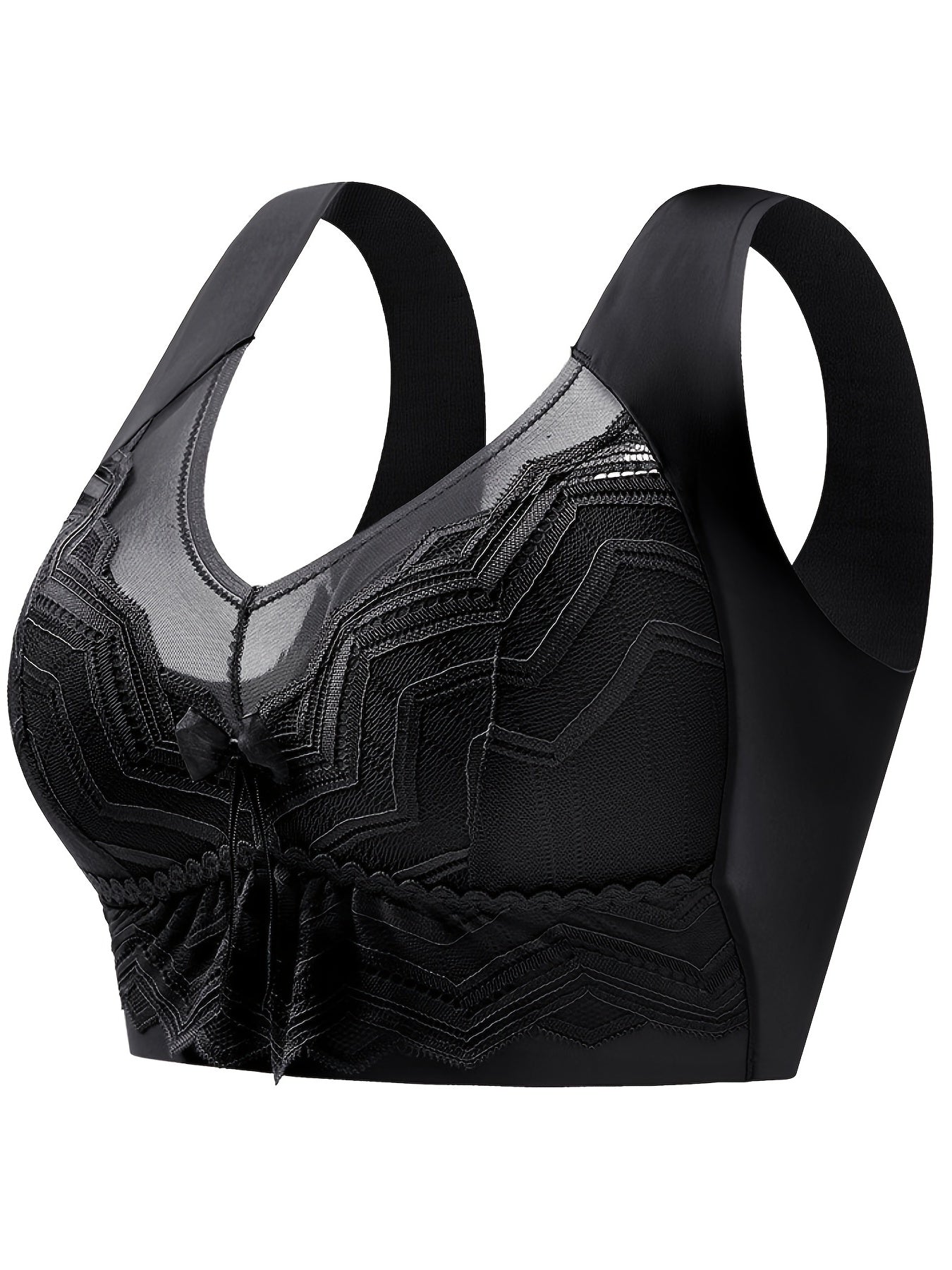 Lace Wireless Bra Wide Straps Women's Lingerie