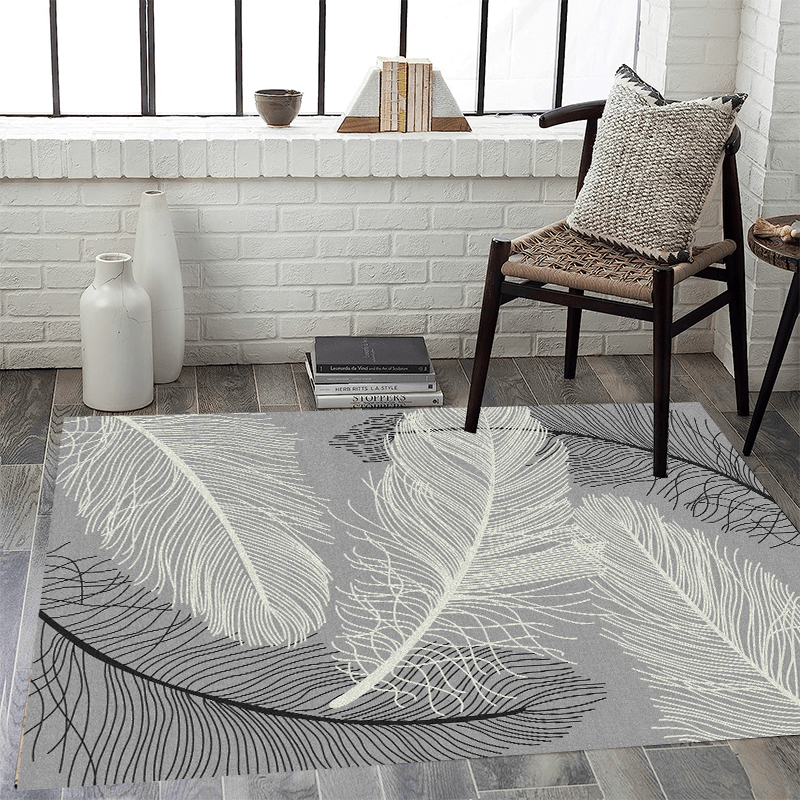 Fluffy Faux Wool Area Rugs Non slip Modern Contemporary Large Carpet