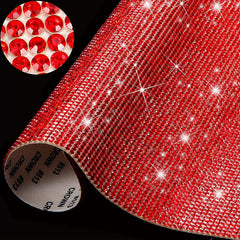 Crystal Rhinestones Sticker Self Adhesive Glitter Gem DIY Car Decoration