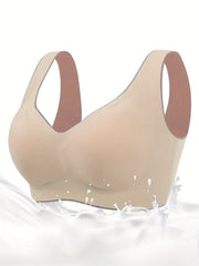 Seamless Wireless Push Up Bra - Women's Lingerie