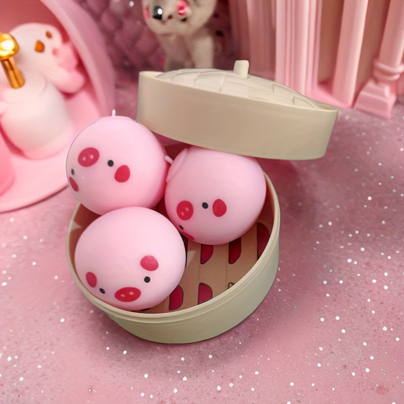 Stress Relief Squishy Toys Pig Duck Kneading Balls