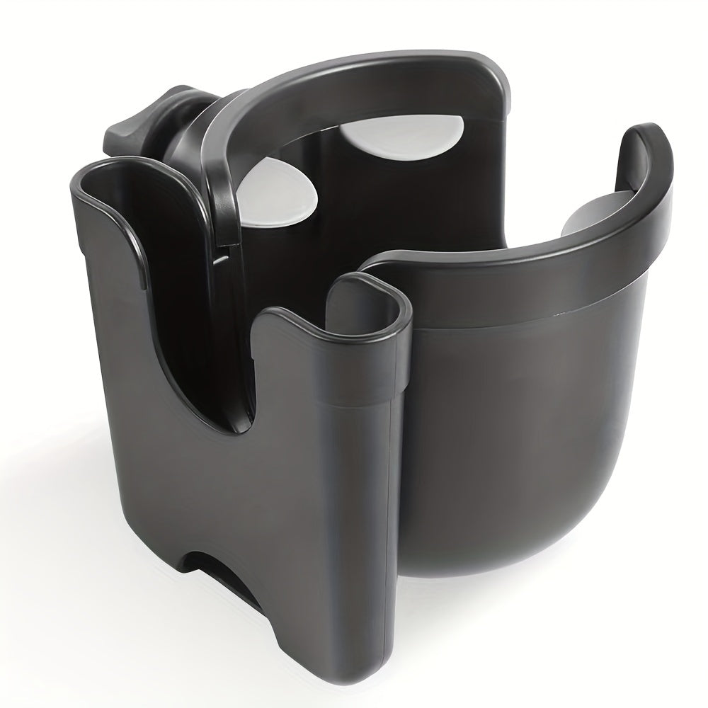 Stroller Cup Holder with Phone Case 2 in 1 Storage Rack