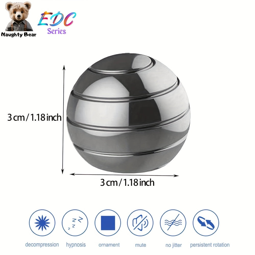 Alloy Desktop Spinning Top Continuous Rotation Minimalist Desk Decor