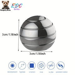 Alloy Desktop Spinning Top Continuous Rotation Minimalist Desk Decor