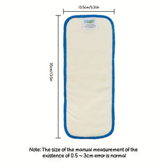 3pcs Bamboo Fiber Baby Diaper Changing Pads - Portable & Reusable
