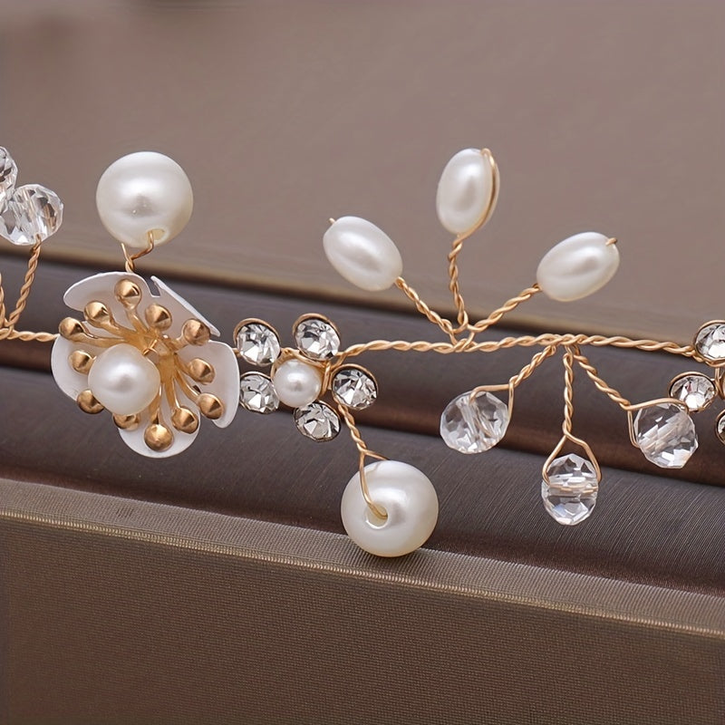 Teen Flower Headband Hair Accessories for Wedding Party