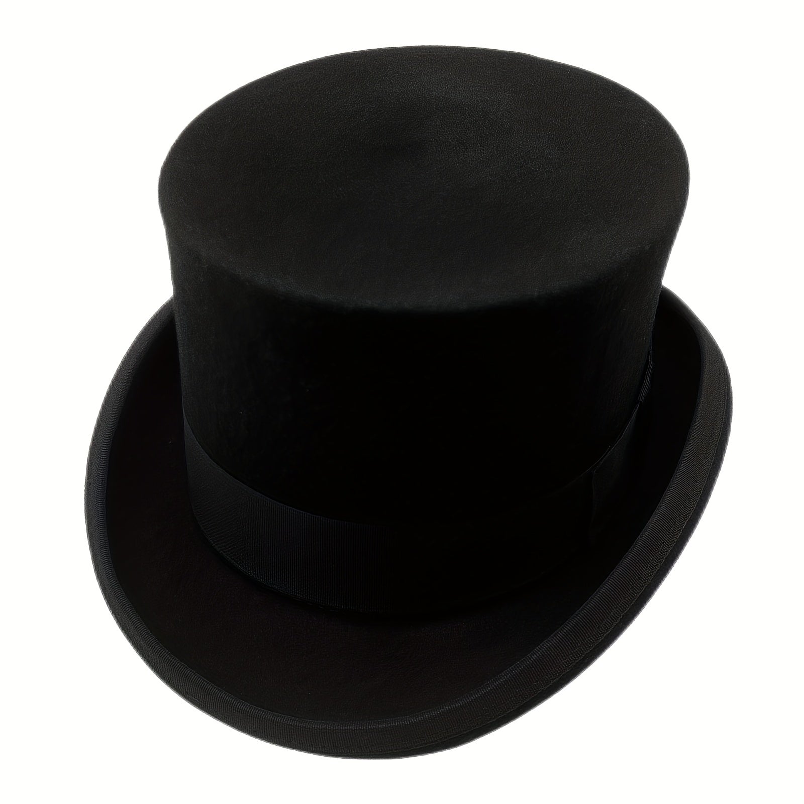 Men's 100 Wool Top Hat Satin Lined Party Dress Hats Derby Hat