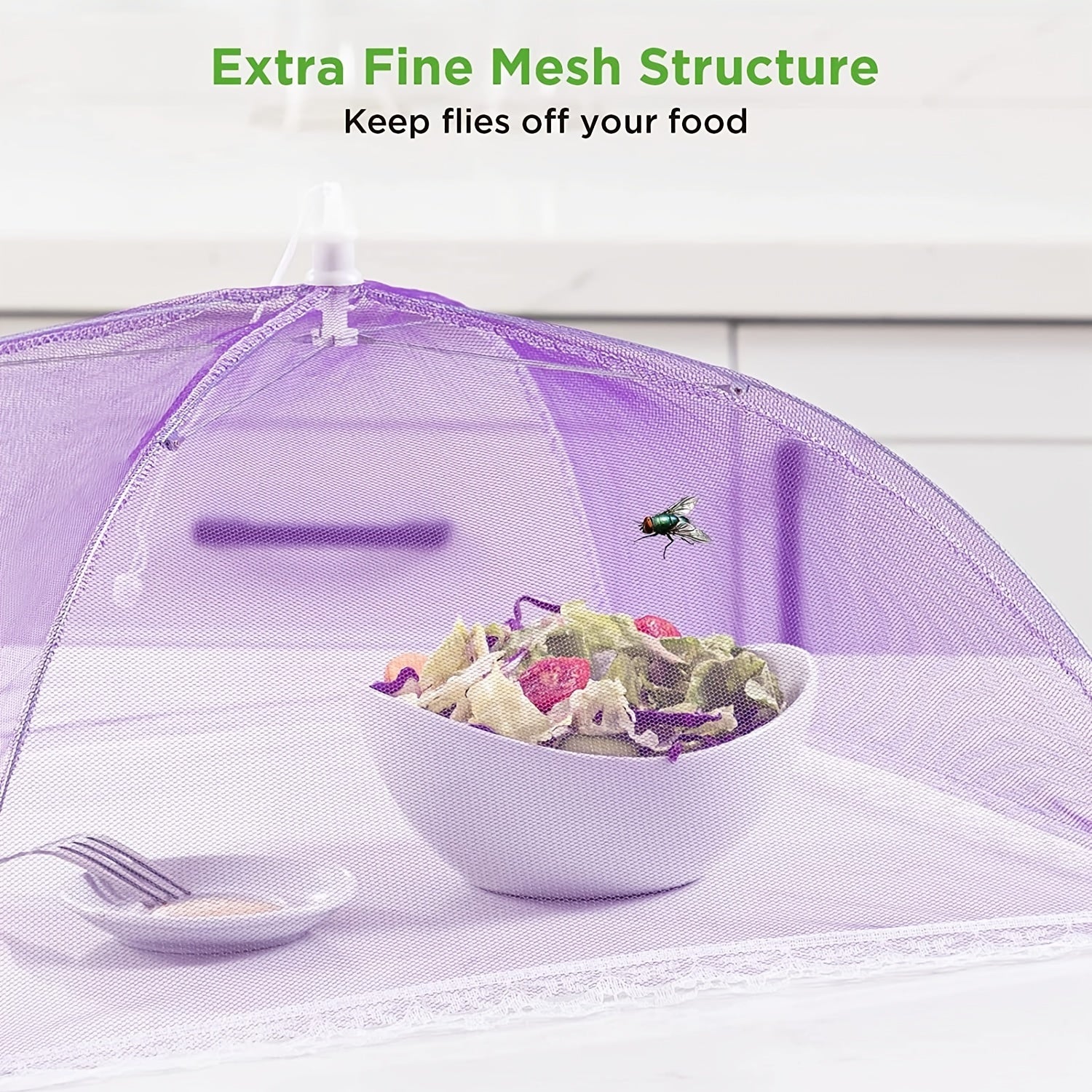 6 Pack Reusable Mesh Food Covers for Outdoor Parties BBQs Camping