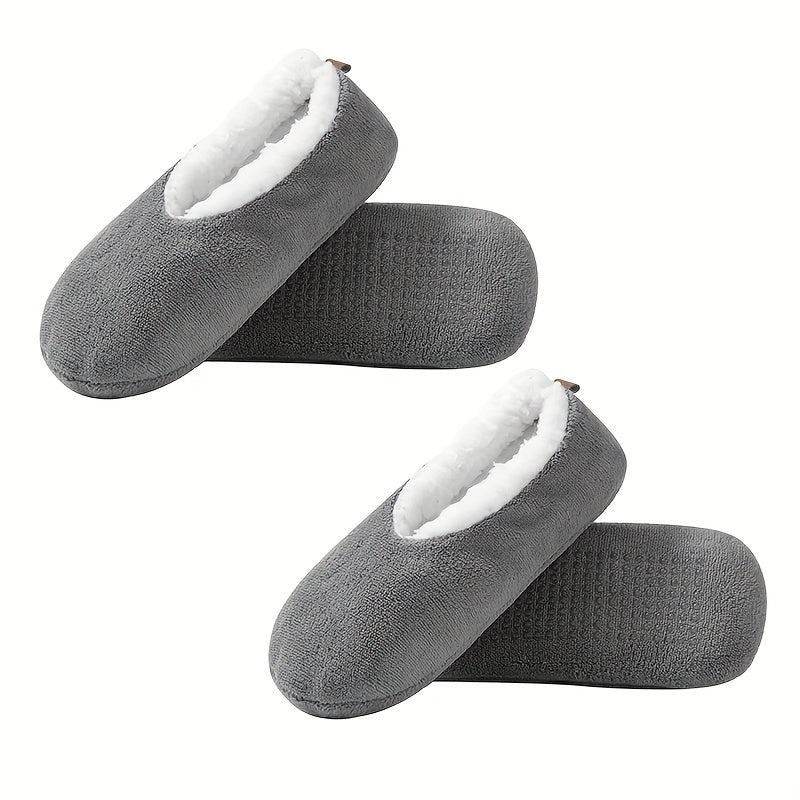 Plush Lined Ankle Socks Soft & Warm Low Cut Socks Women's Stockings