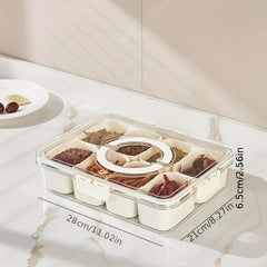 Kitchen Spice Storage Basket 4 8 Grids Refrigerator Storage Box