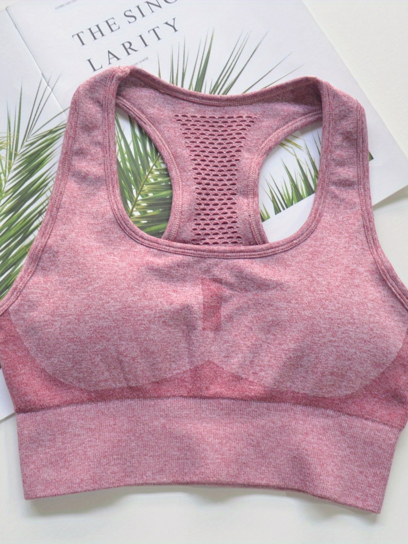 Women's Seamless Yoga Fitness Set Sleeveless Cropped Top & Leggings