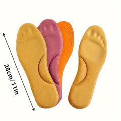 Winter Fur Insoles Foot Warmer Memory Foam Insoles Sneakers Men Women
