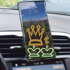 Magnetic Suction Car Phone Bracket Aluminum Alloy Air Vent Navigation Holder