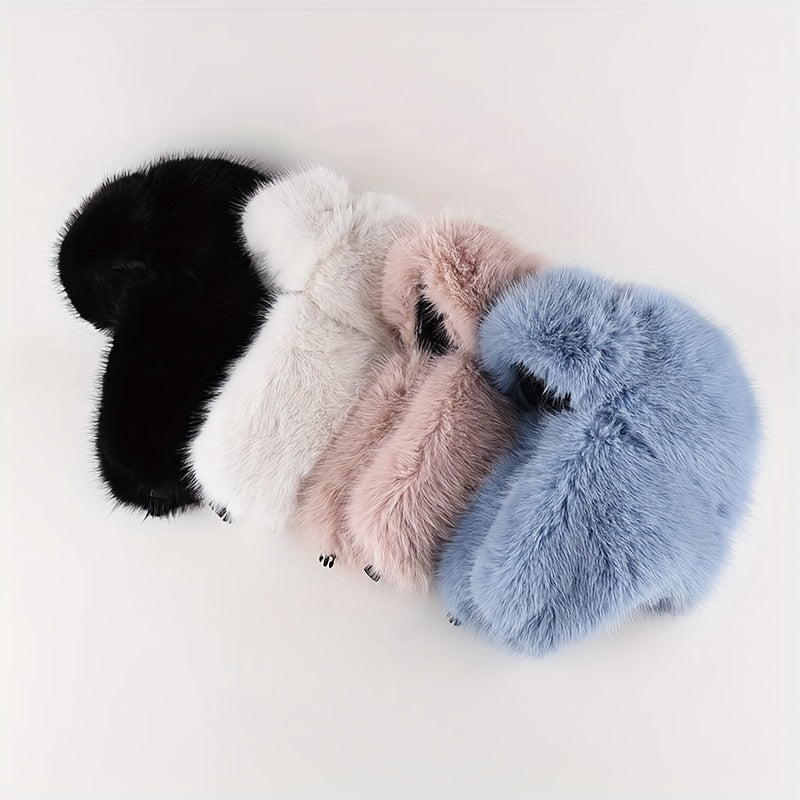 Mink Fleece Cap Couple Style Winter Plush Hat