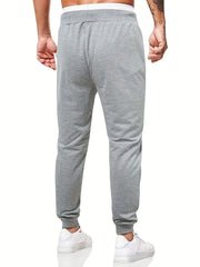 Colorful Skulls Print Warm Sweatpants Drawstring Jogger Pants