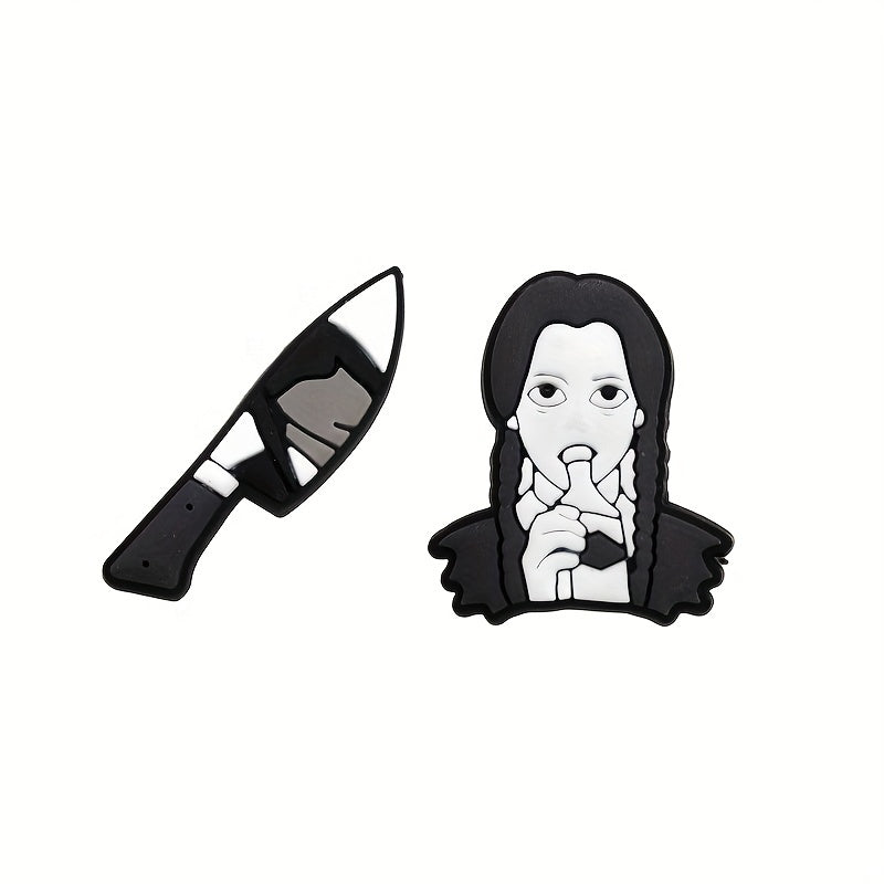 16Pcs Horror Movie Shoe Charms for Shoes Bracelet Wristband Gift