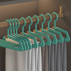 5pcs Trouser Hangers with Built-in Storage Gods Shaped Trouser Clips