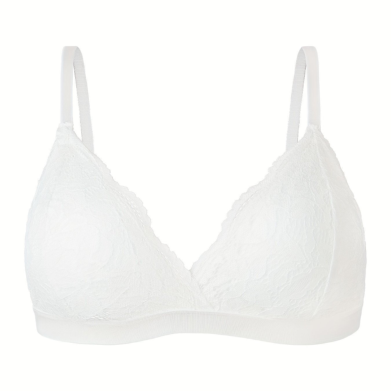 Lace Wireless Bra Padded Comfy & Breathable Women's Lingerie
