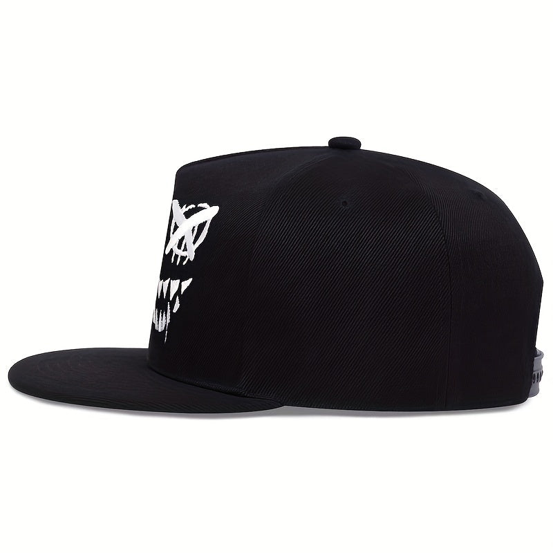Ghost Face Embroidery Baseball Cap Cartoon Snapback Hat