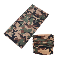 Camouflage Sunscreen Mask Neck Cover for Outdoor Activities