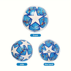 High Size 5 PVC Football Training Match Soccer Ball