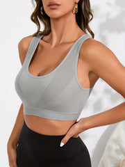 Hollow Out Back Sports Bra Seamless Tank Top