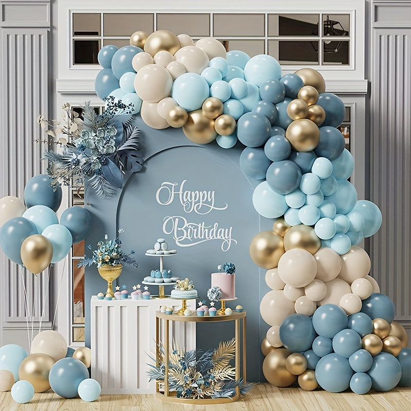 Blue Balloon Garland Arch Kit for Wedding Birthday Anniversary