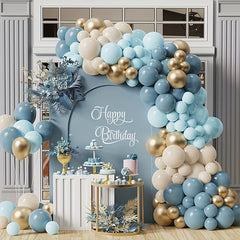 Blue Balloon Garland Arch Kit for Wedding Birthday Anniversary