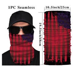 Red Flag Neck Gaiter Sun Protection Dust Mask