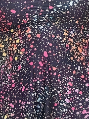 Splash Print Crisscross Back Tankini Set