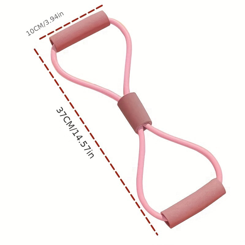Elastic 8 Shaped Tension Rope for Yoga Fitness Training