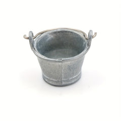 1:12 Doll House DIY Mini Alloy Bucket Ornaments